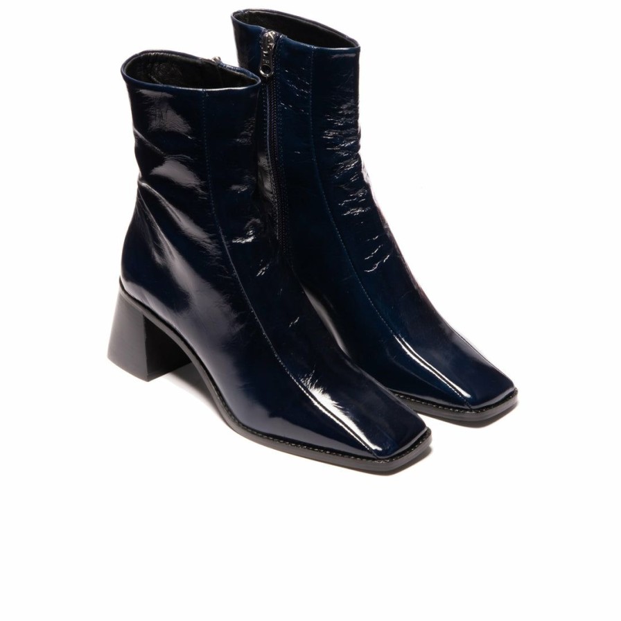 Women L'Intervalle | L'Intervalle Bogart Navy Leather