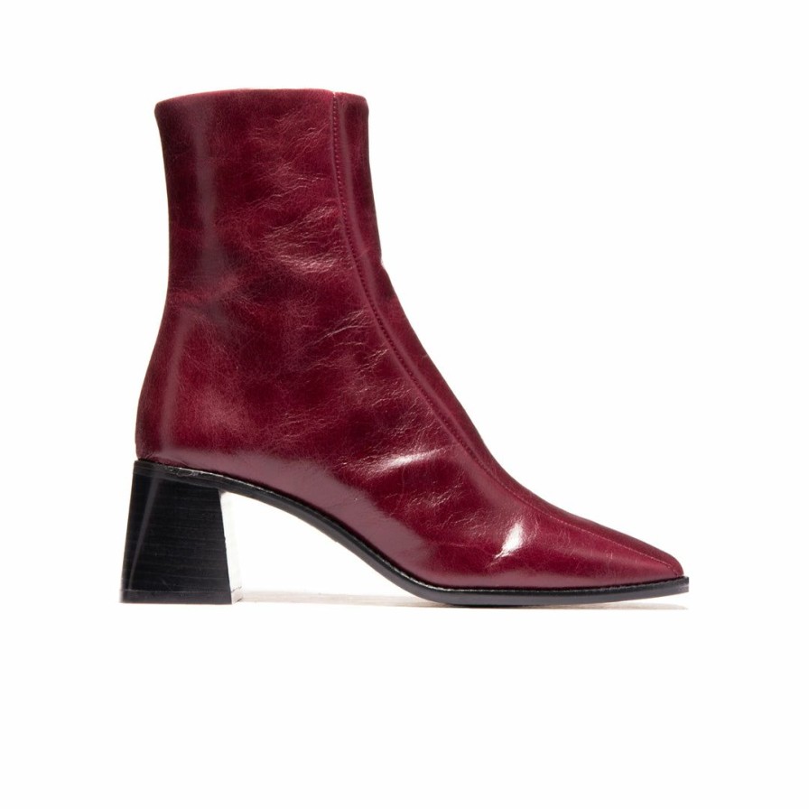 Women L'Intervalle | L'Intervalle Bogart Bordeaux Leather