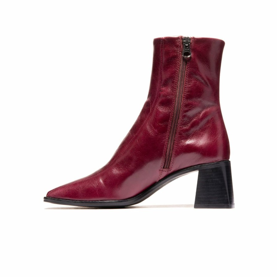 Women L'Intervalle | L'Intervalle Bogart Bordeaux Leather