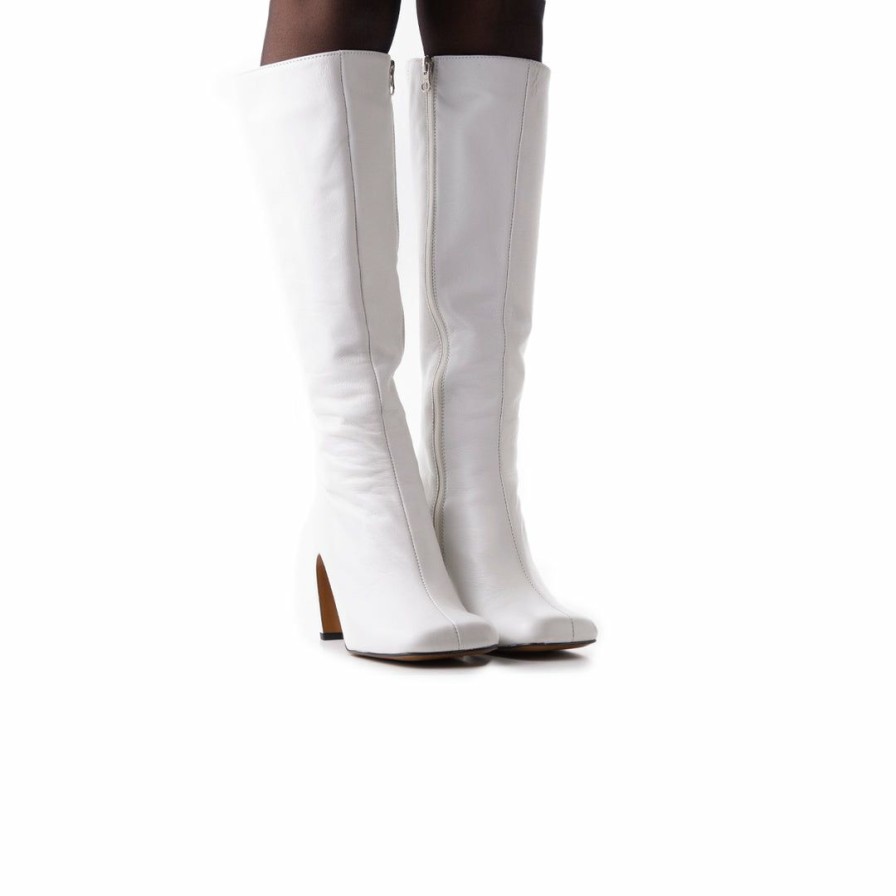 Women L'Intervalle | L'Intervalle Fribourg Women White Leather