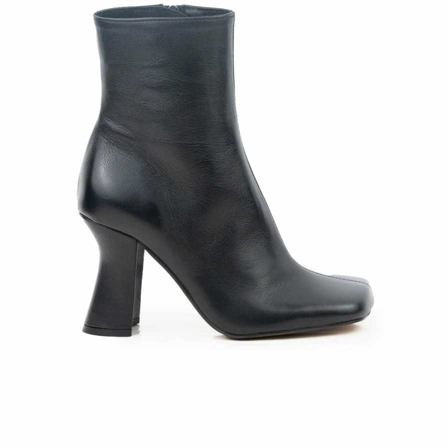 Women L'Intervalle | L'Intervalle Women Cayenne Black Leather