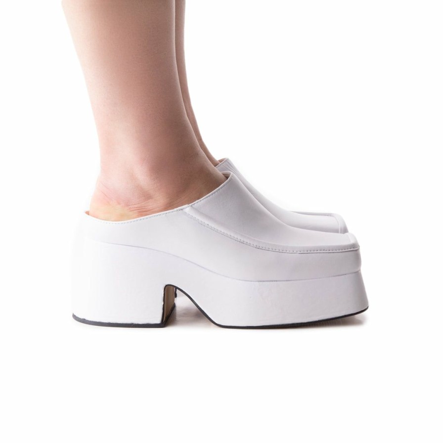 Women L'Intervalle | L'Intervalle Grettel White Leather Women White Leather/Cuir Blanc