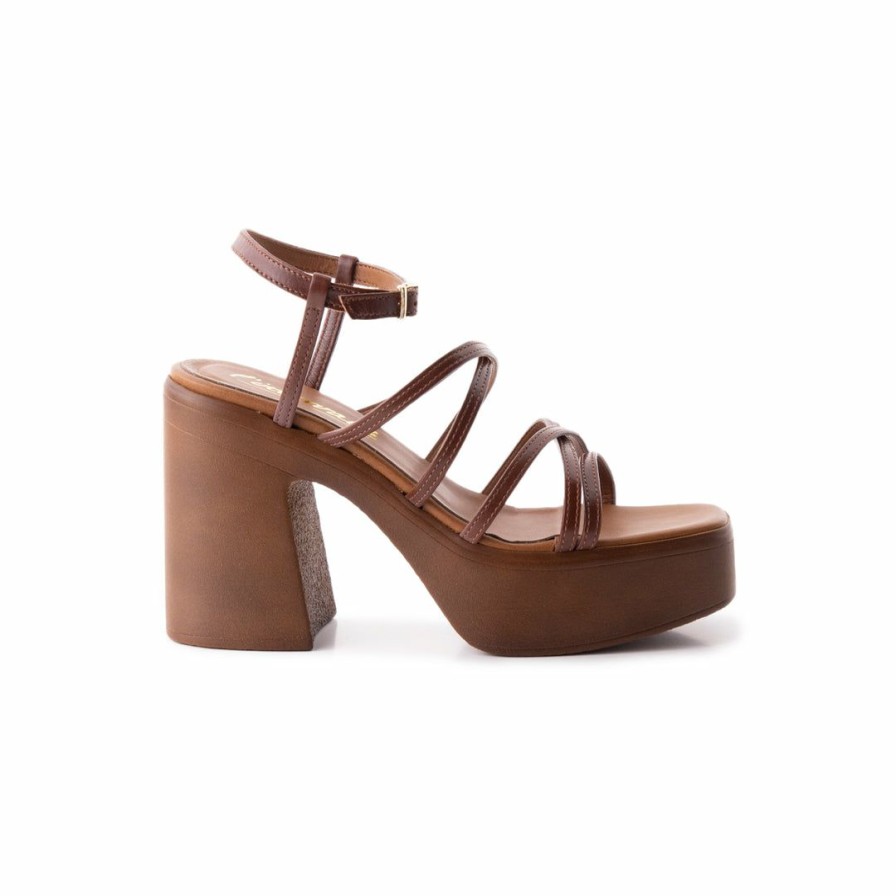 Women L'Intervalle | L'Intervalle Marilo Cognac Leather Women Cognac Leather/Cur Cognac