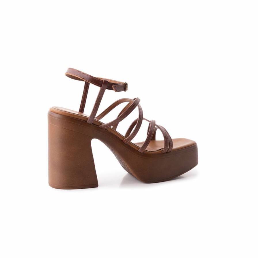 Women L'Intervalle | L'Intervalle Marilo Cognac Leather Women Cognac Leather/Cur Cognac