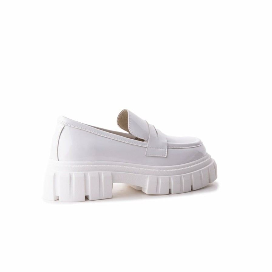 Women L'Intervalle | L'Intervalle Gama White Patent White Patent/Cuir Vernis Blanc