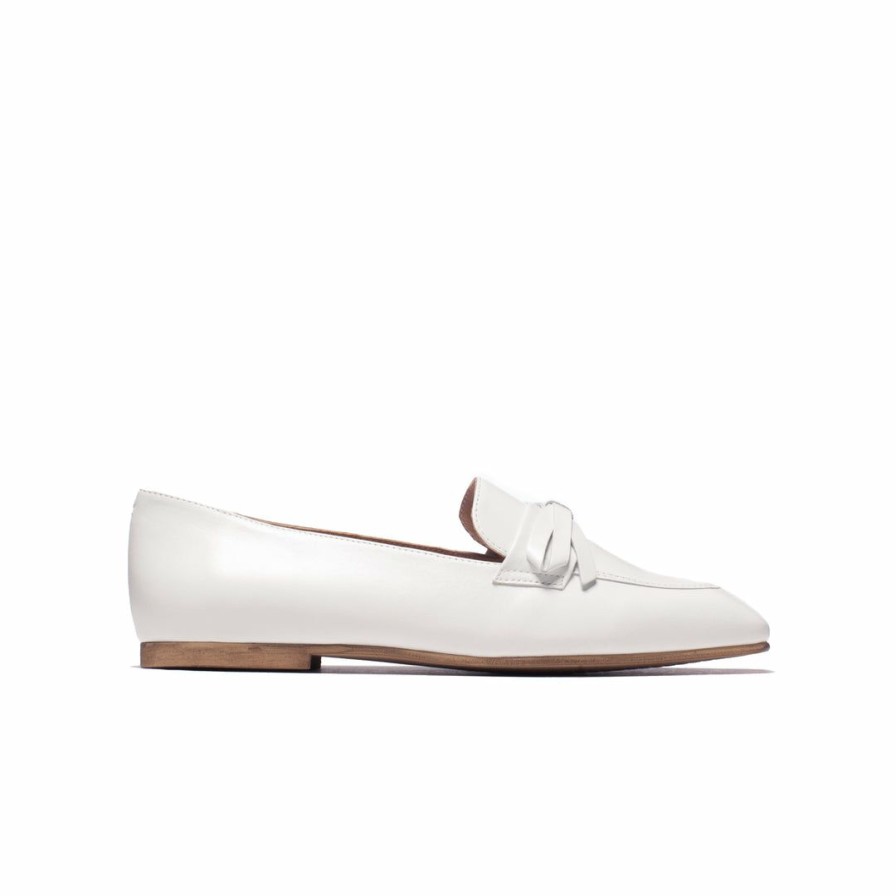 Women L'Intervalle | L'Intervalle Zarita White Leather