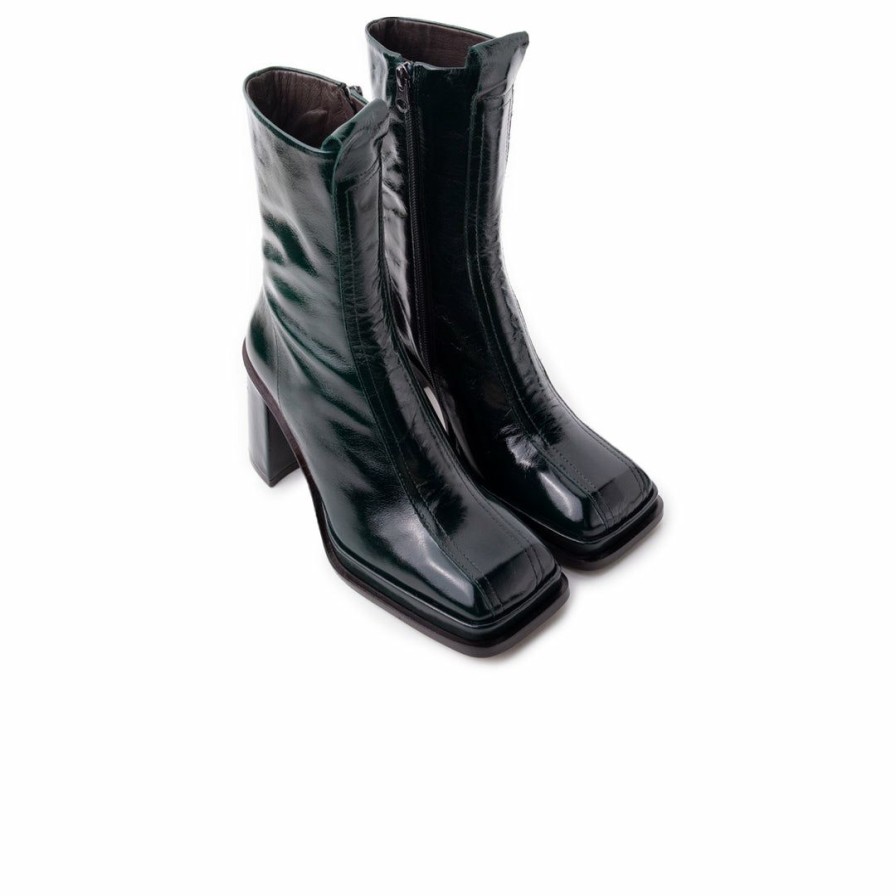 Women L'Intervalle | L'Intervalle Women Davies Green Leather