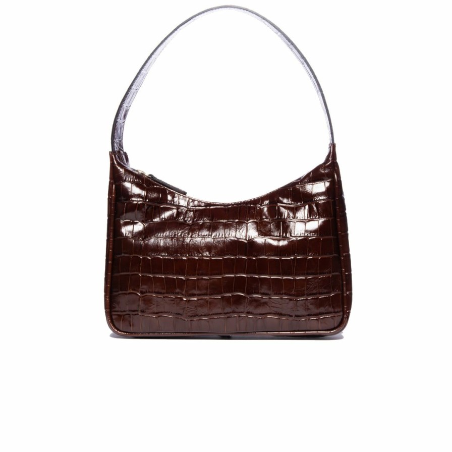 Bags L'Intervalle | L'Intervalle City Brown Croco