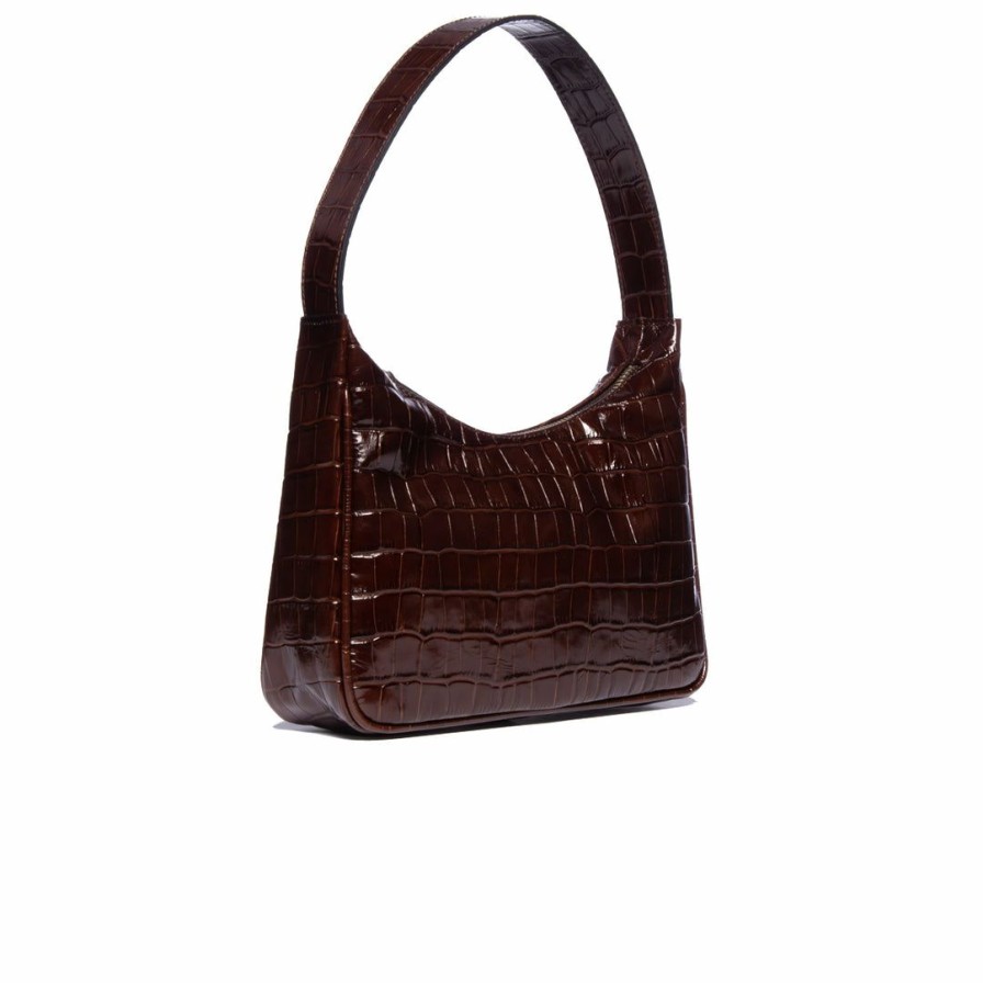 Bags L'Intervalle | L'Intervalle City Brown Croco