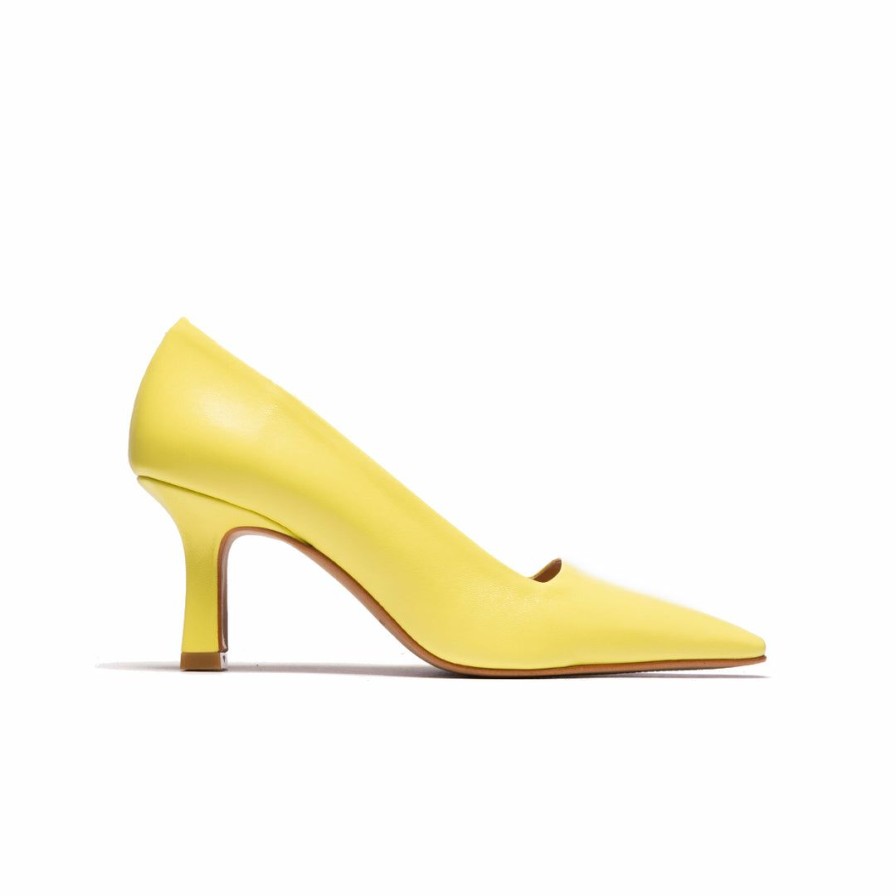 Women L'Intervalle | L'Intervalle Parissa Yellow Leather Women