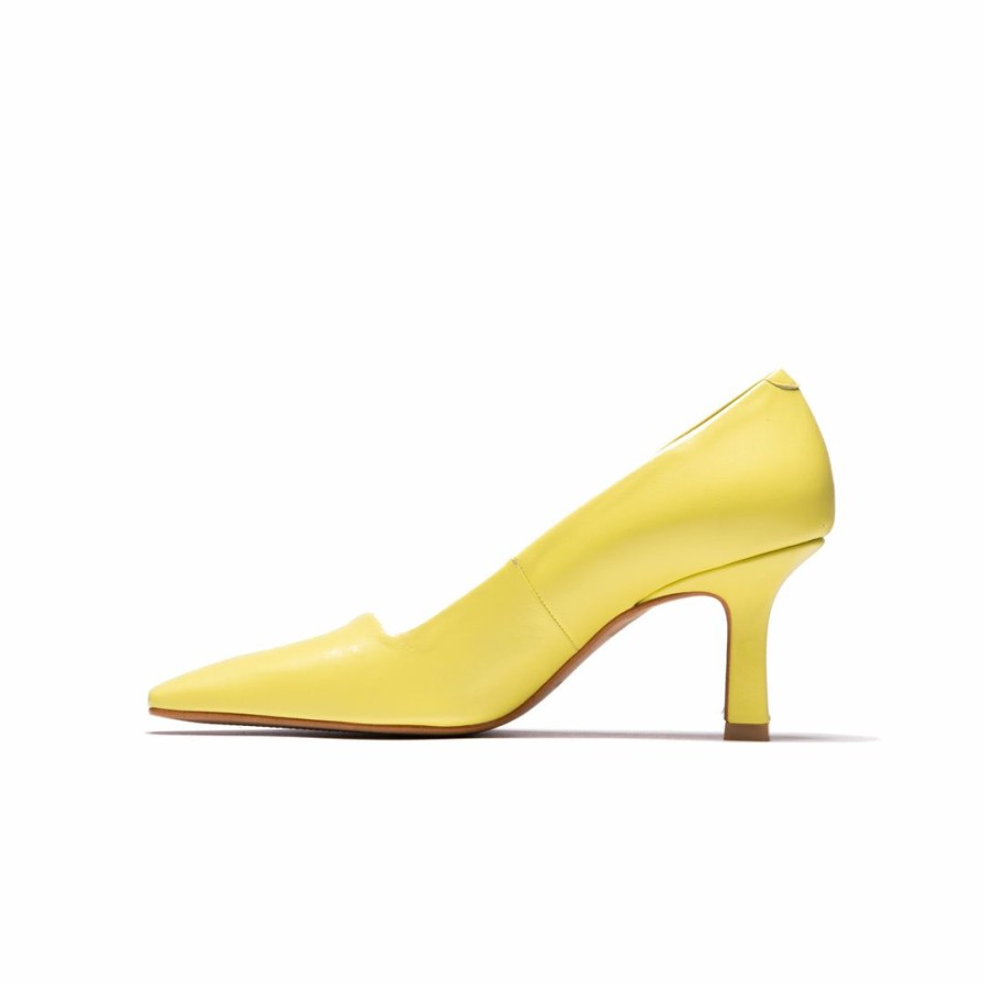 Women L'Intervalle | L'Intervalle Parissa Yellow Leather Women