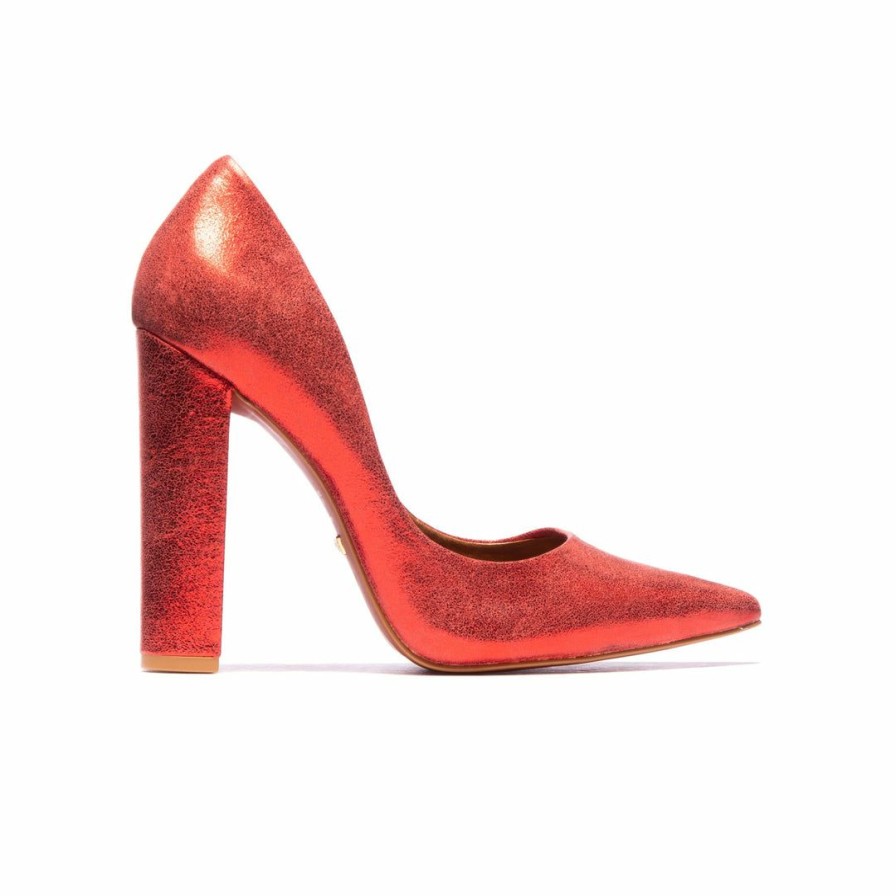 Women L'Intervalle | L'Intervalle Antonella Red Metallic