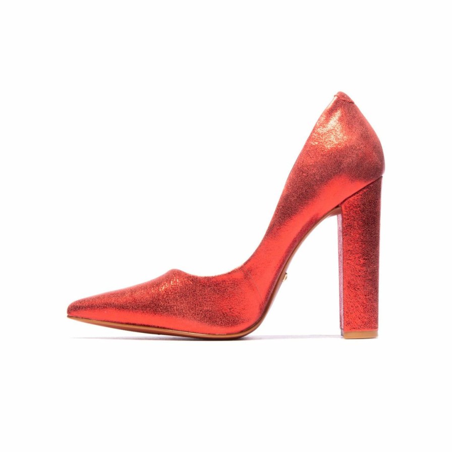 Women L'Intervalle | L'Intervalle Antonella Red Metallic