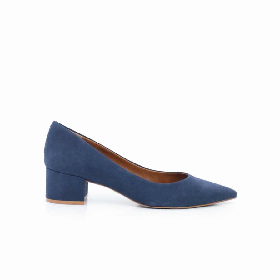 Women L'Intervalle | L'Intervalle Marietta Women Navy Nubuck