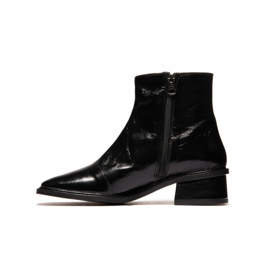 Women L'Intervalle | L'Intervalle Galway Black Leather Women