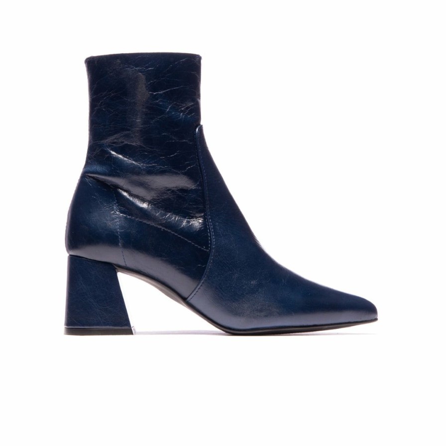 Women L'Intervalle | L'Intervalle Kiev Women Navy Leather