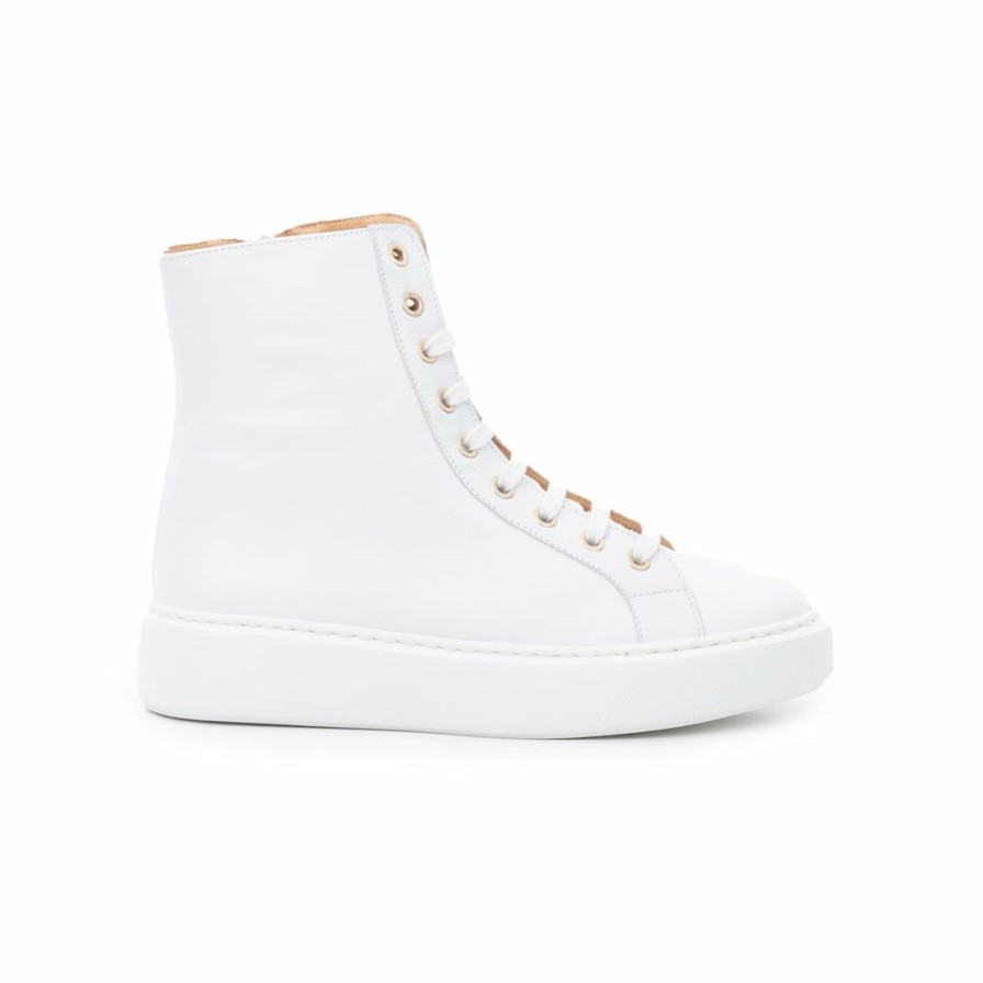 Women L'Intervalle | L'Intervalle Women Hanson White Leather