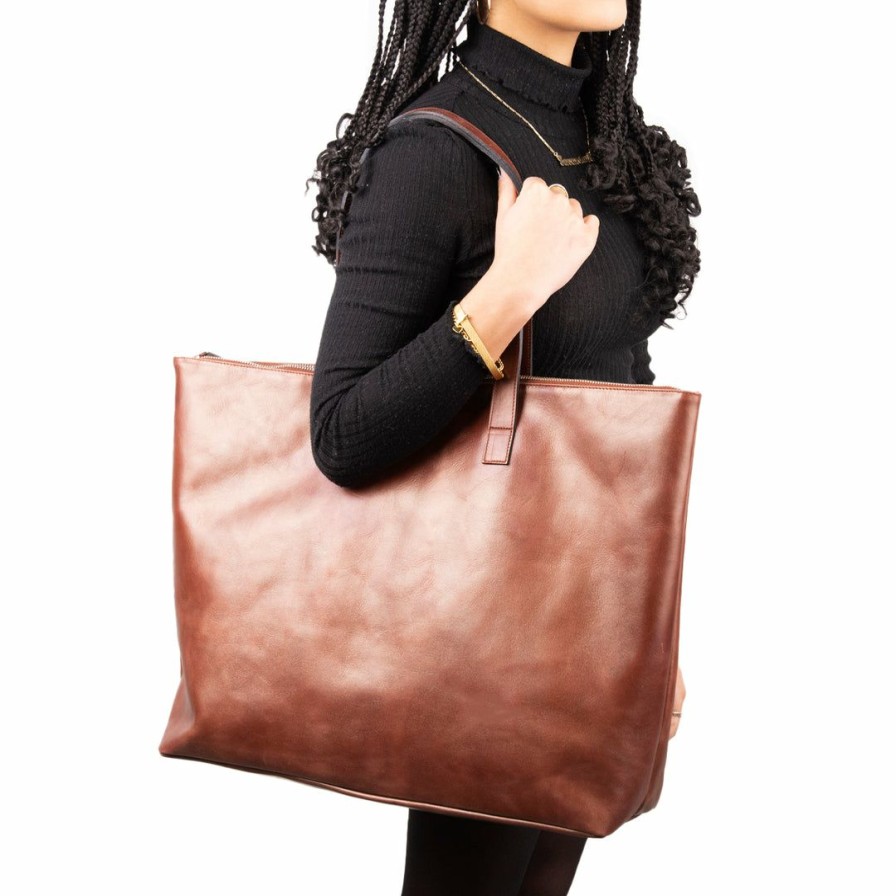 Bags L'Intervalle | L'Intervalle Medina Brown Leather Brown Leather/Brun Cuir