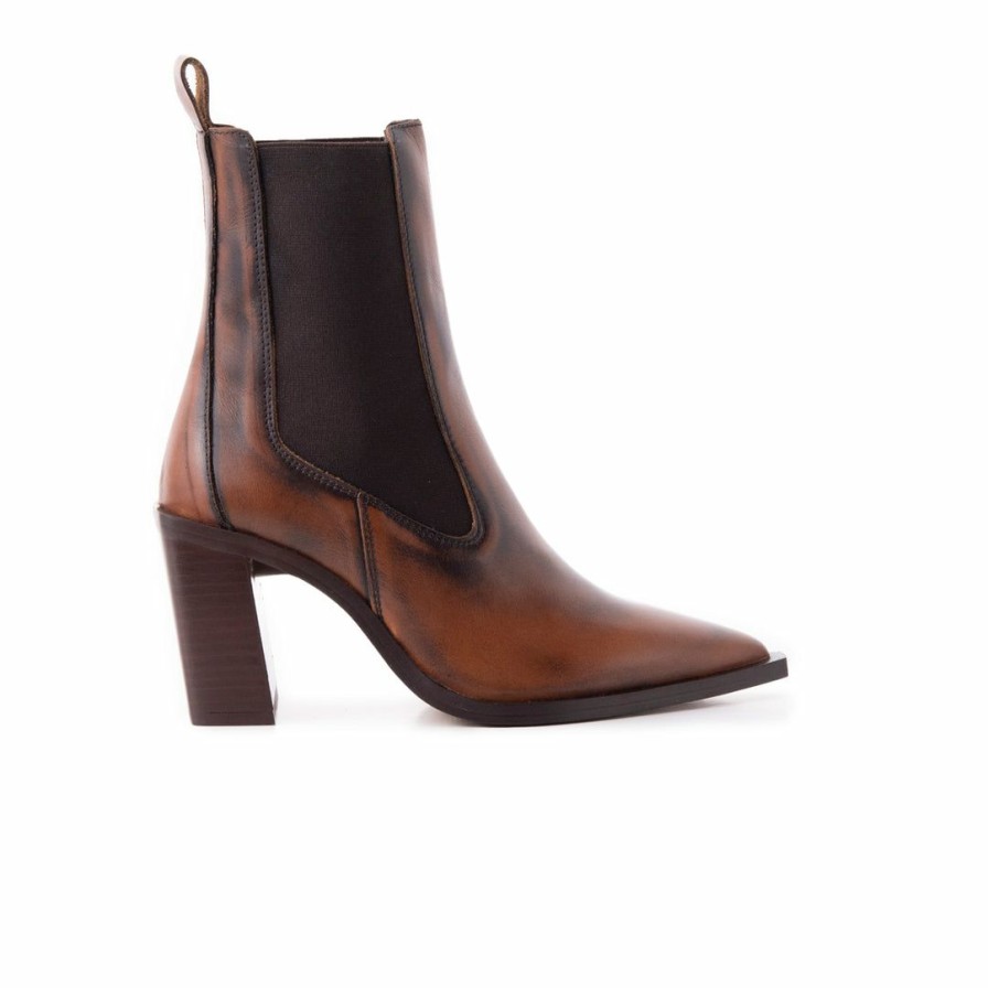 Women L'Intervalle | L'Intervalle Ashdale Women Tan Leather