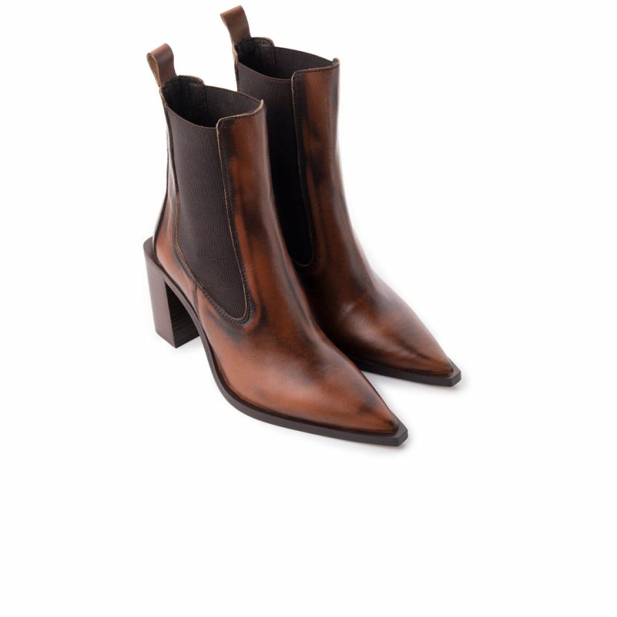 Women L'Intervalle | L'Intervalle Ashdale Women Tan Leather