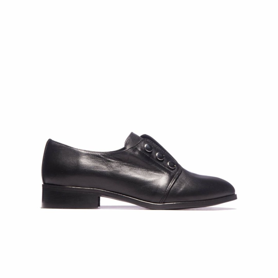 Women L'Intervalle | L'Intervalle Lavine Black Leather Women