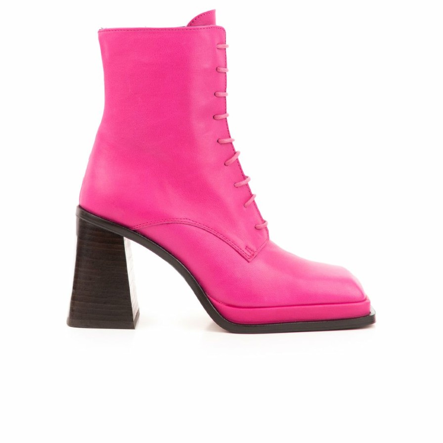 Women L'Intervalle | L'Intervalle Versailles Women Fuschia Leather