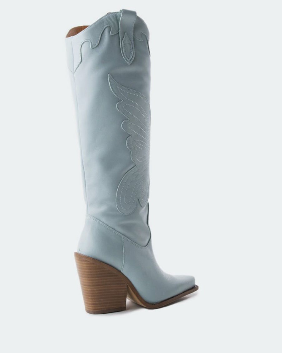 Women L'Intervalle | L'Intervalle Remy Light Blue Leather Light Blue Leather/Cuir Bleu Pale