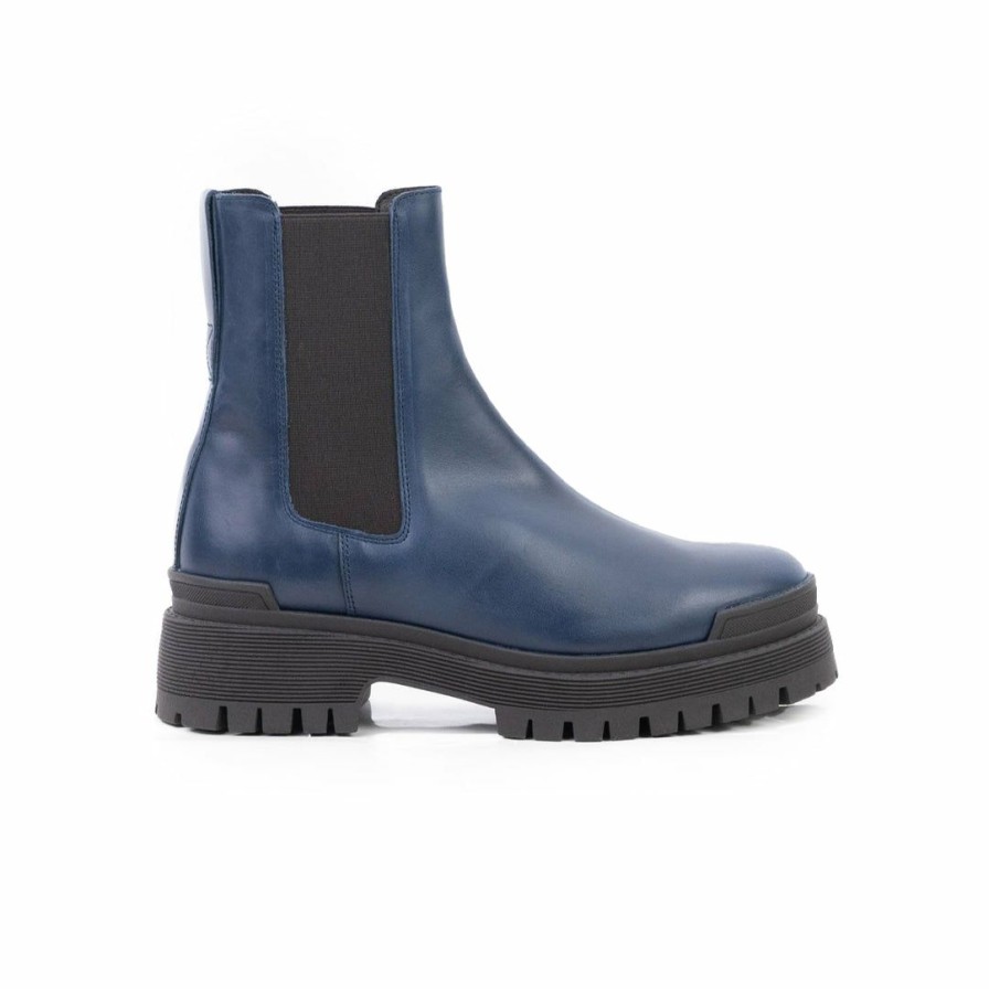 Women L'Intervalle | L'Intervalle Women Kirby Navy Leather