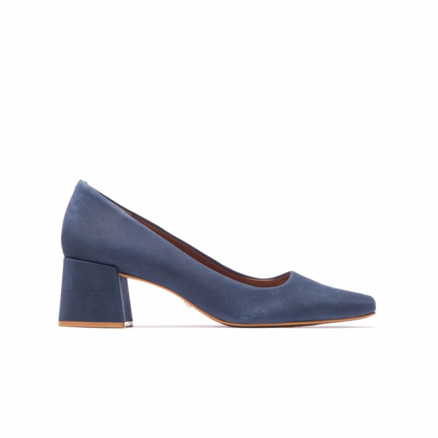 Women L'Intervalle | L'Intervalle Lorraine Women Navy Nubuck