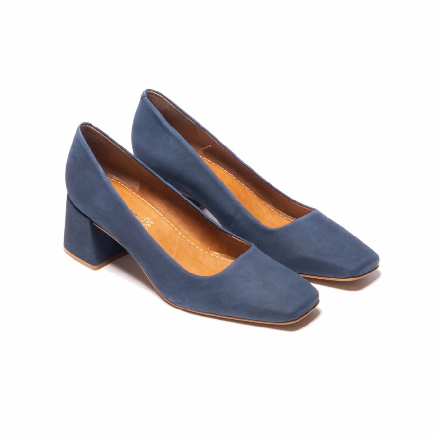 Women L'Intervalle | L'Intervalle Lorraine Women Navy Nubuck