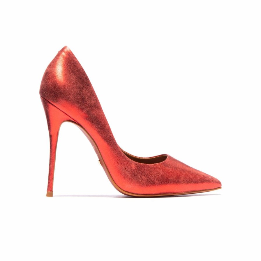 Women L'Intervalle | L'Intervalle Teeva Red Metallic