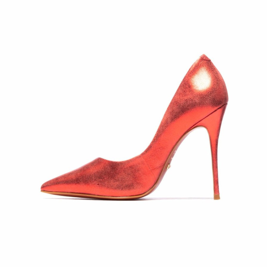 Women L'Intervalle | L'Intervalle Teeva Red Metallic