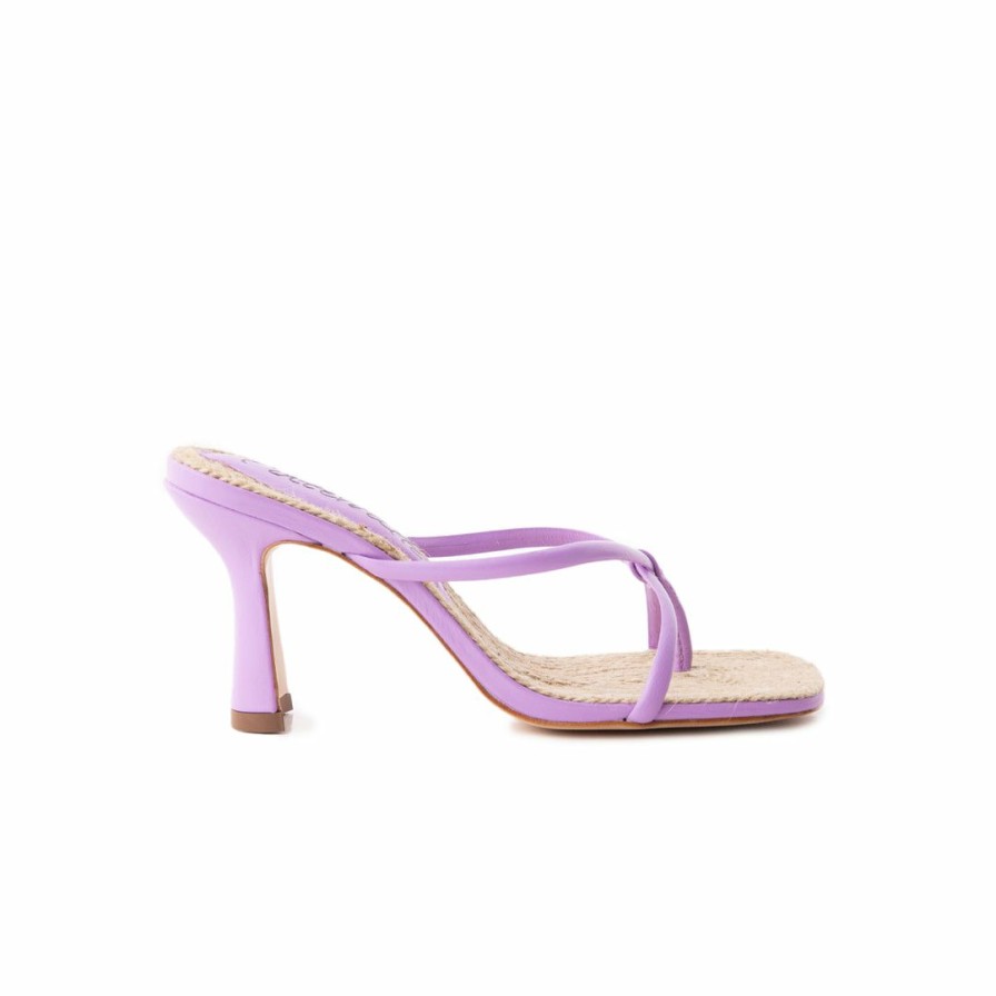 Women L'Intervalle | L'Intervalle Baikal Lilac Leather Women Lilac Leather/Cuir Lilas