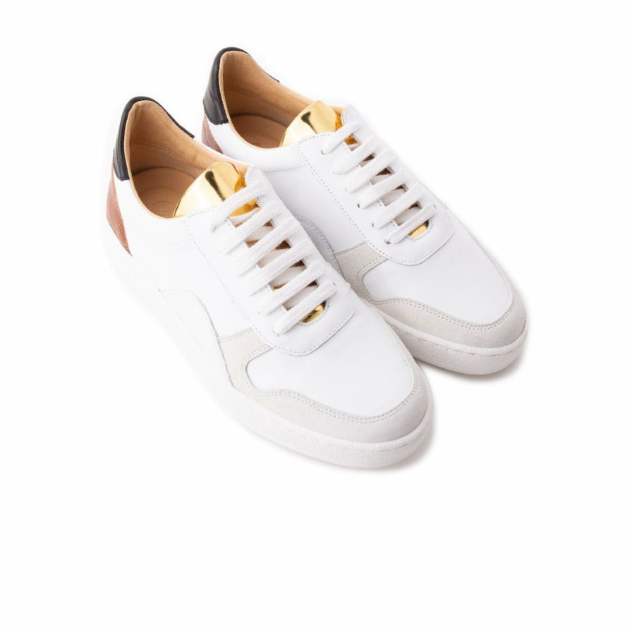 Women L'Intervalle | L'Intervalle Jovi White Gold Suede Women White Gold Suede/Suede Blanc Or