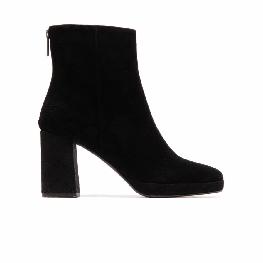 Women L'Intervalle | L'Intervalle Stassi Black Suede