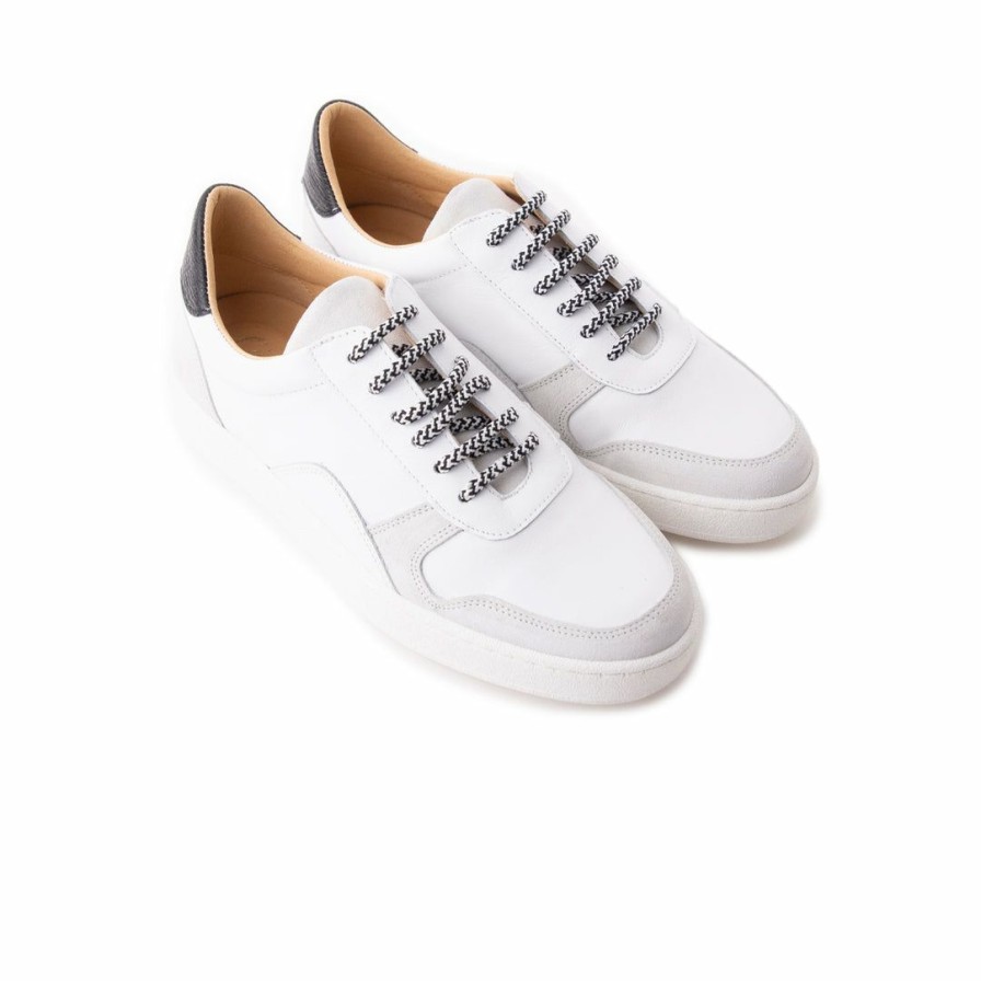 Women L'Intervalle | L'Intervalle Jovi White Black Suede Women White Black Suede/Suede Blanc Noir