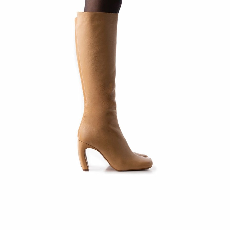 Women L'Intervalle | L'Intervalle Fribourg Camel Leather