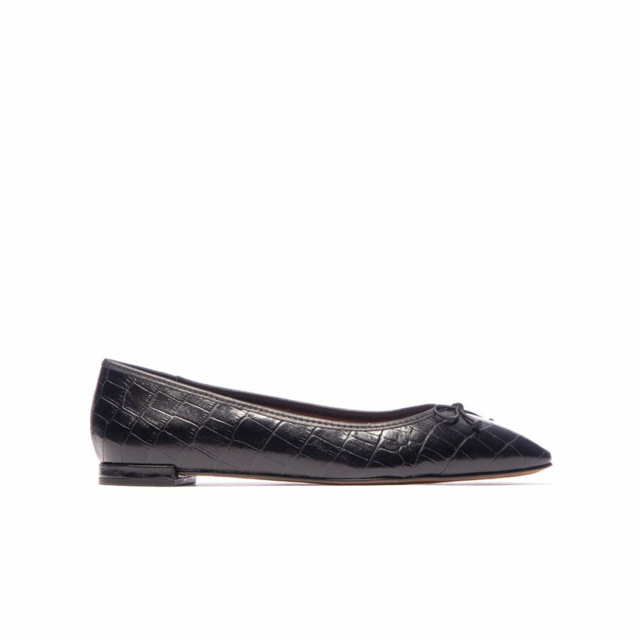 Women L'Intervalle | L'Intervalle Maxine Women Black Croco