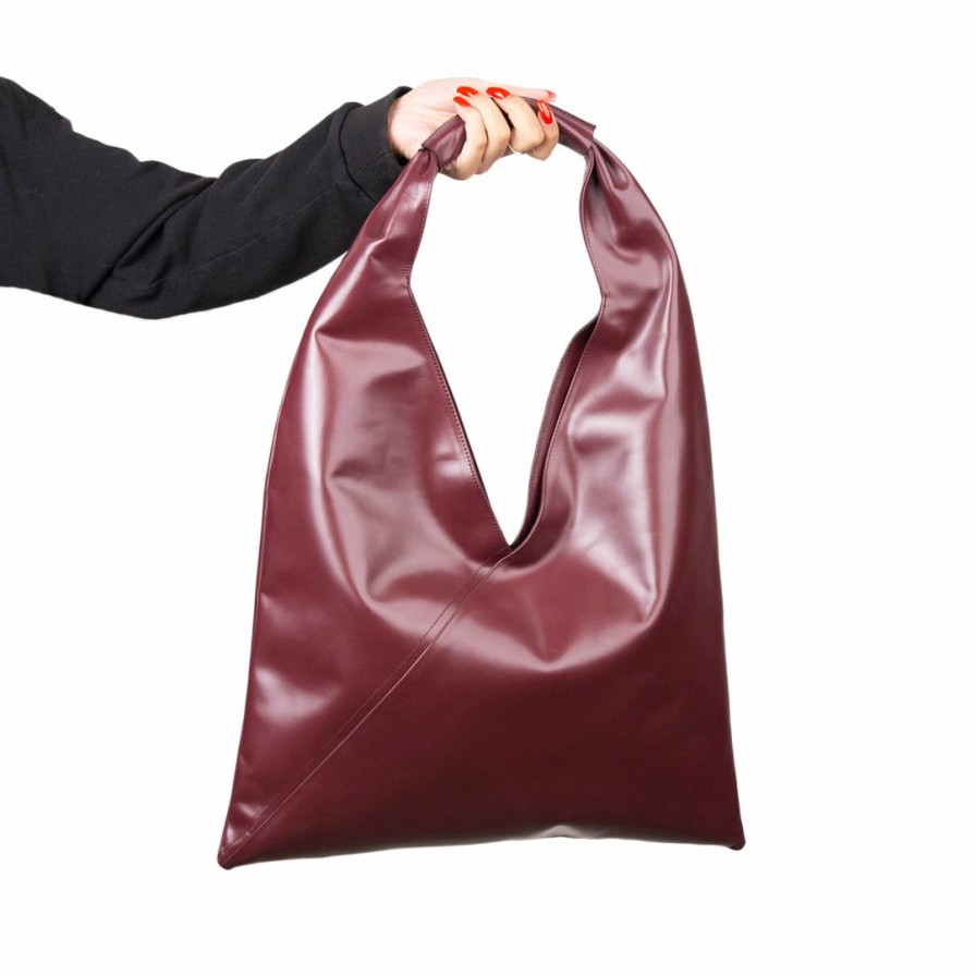 Bags L'Intervalle | L'Intervalle Victoire Bordeaux Leather Women Bordeau Leather