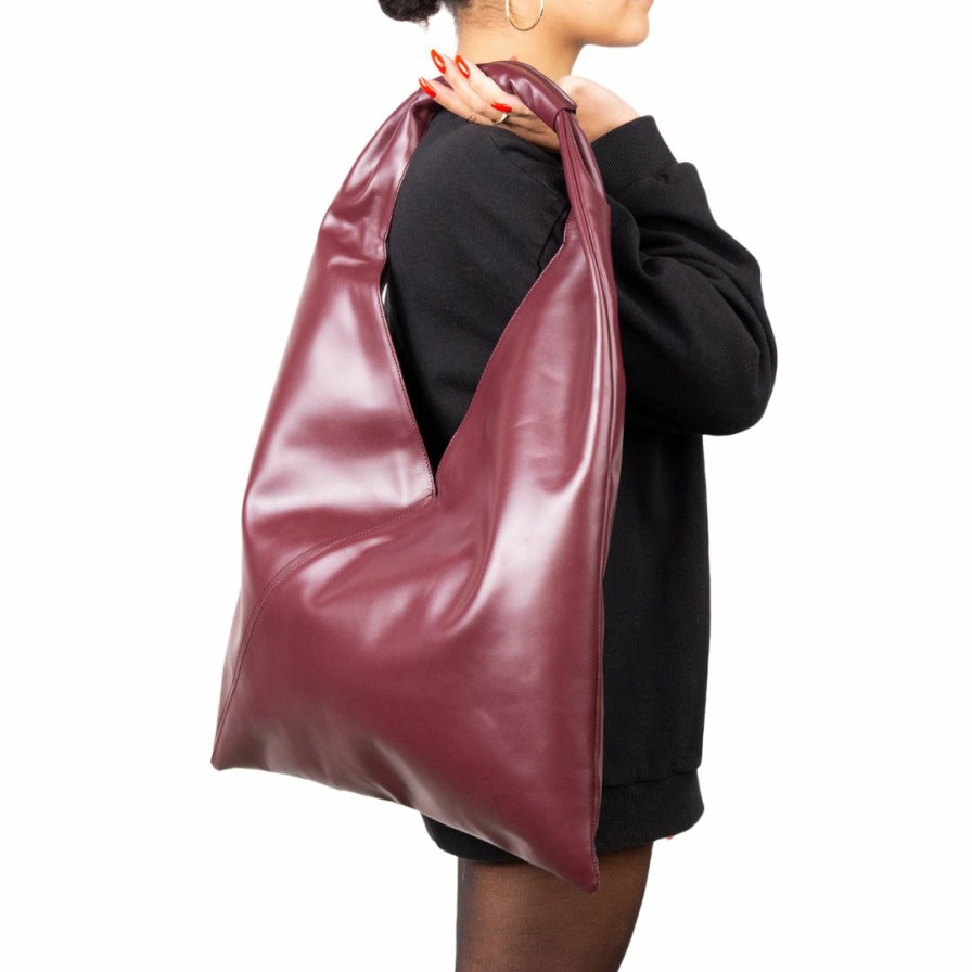 Bags L'Intervalle | L'Intervalle Victoire Bordeaux Leather Women Bordeau Leather