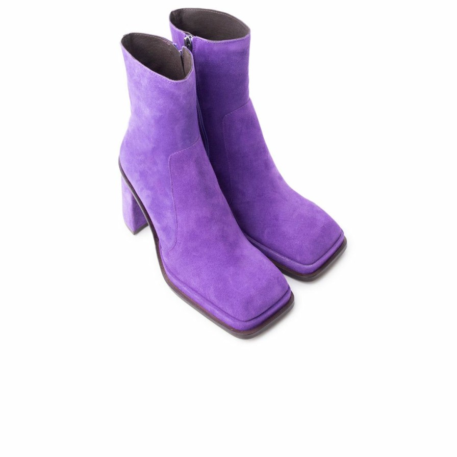 Women L'Intervalle | L'Intervalle Bowen Women Purple Suede