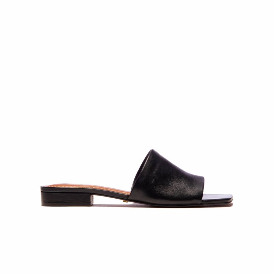 Women L'Intervalle | L'Intervalle Coda Black Leather