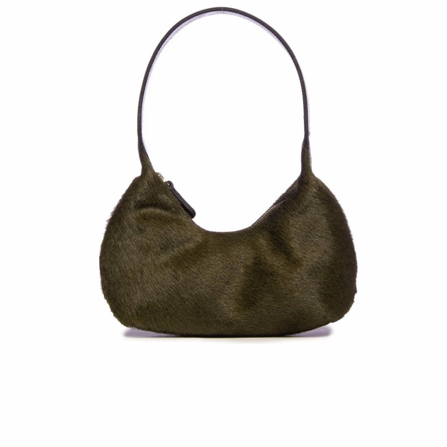 Bags L'Intervalle | L'Intervalle Women Mallory Khaki Pony