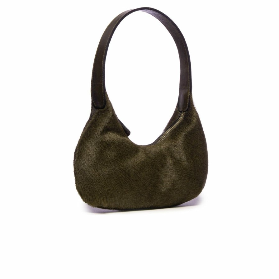 Bags L'Intervalle | L'Intervalle Women Mallory Khaki Pony