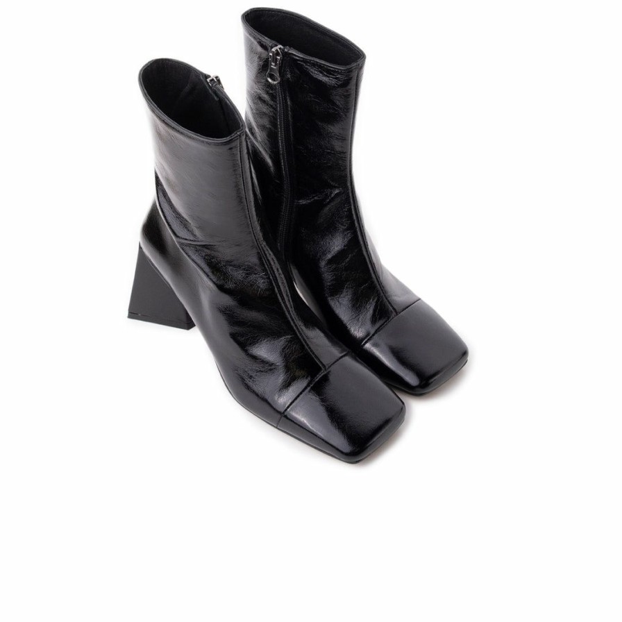 Women L'Intervalle | L'Intervalle Horgen Women Black Leather