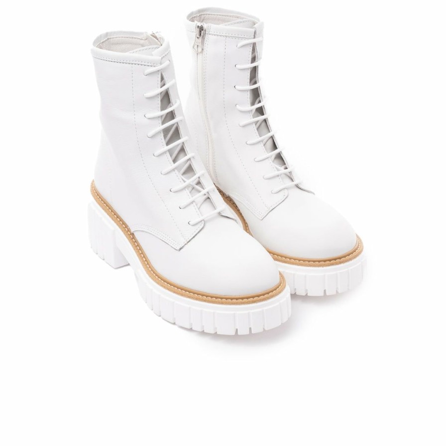 Women L'Intervalle | L'Intervalle Women Kington White Leather