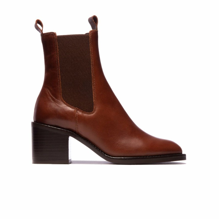 Women L'Intervalle | L'Intervalle Ireland Women Chestnut Leather