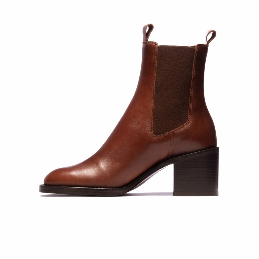 Women L'Intervalle | L'Intervalle Ireland Women Chestnut Leather