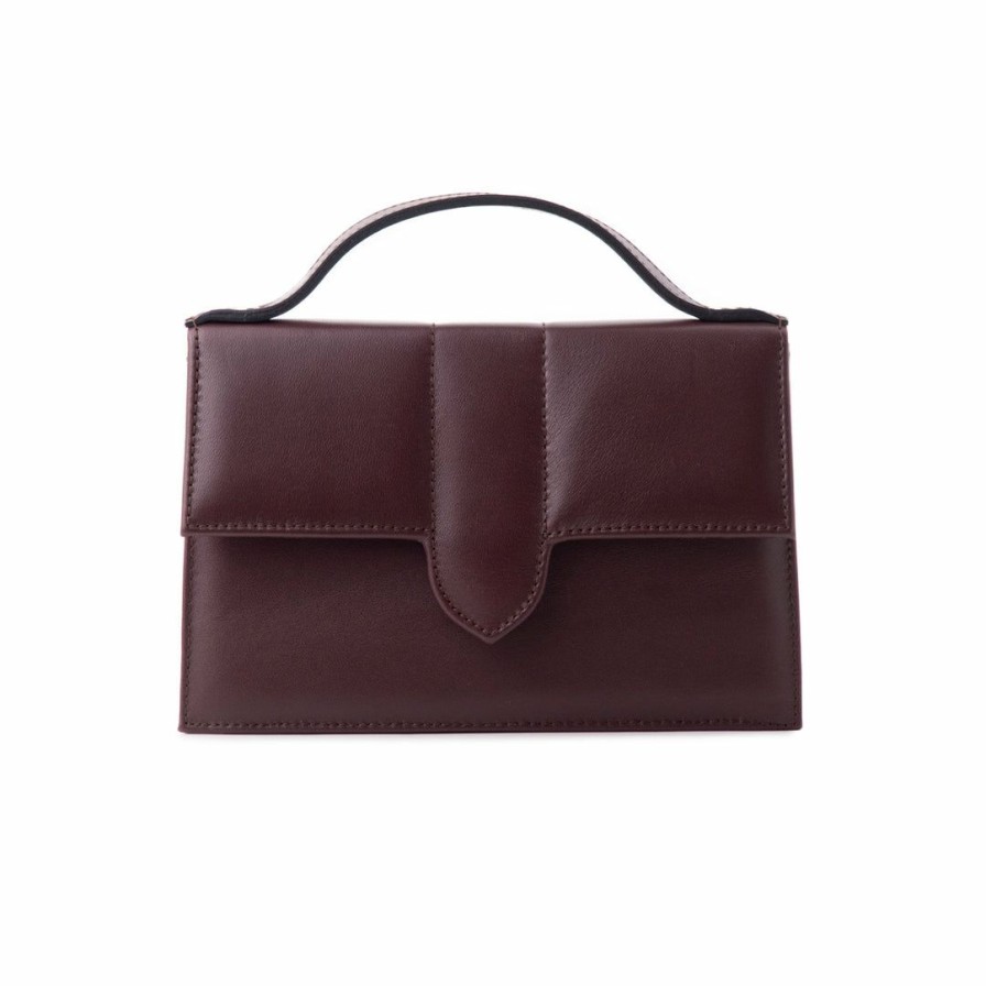 Bags L'Intervalle | L'Intervalle Women Mini Diya Bordeau Leather