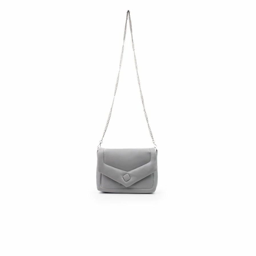 Bags L'Intervalle | L'Intervalle Normy Light Grey Leather